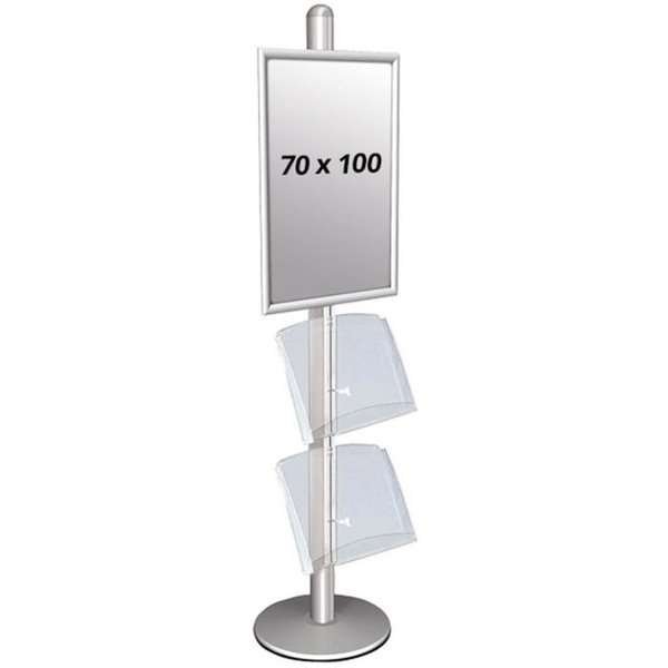 Multi Stander 3 - Enkeltsidet Med 2 Akrylhyler 25mm  1x70x100cm #1