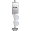 Multi Stander 3 - Enkeltsidet Med 2 Akrylhyler 25mm  1x60x85cm #1