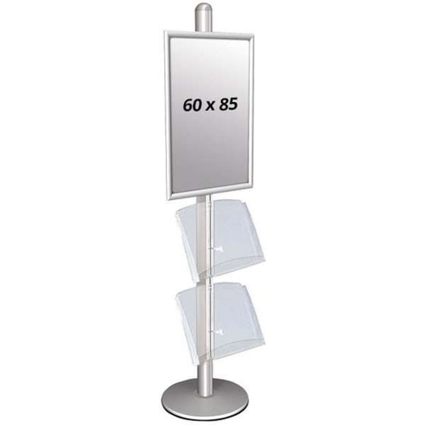 Multi Stander 3 - Enkeltsidet Med 2 Akrylhyler 25mm  1x60x85cm #1