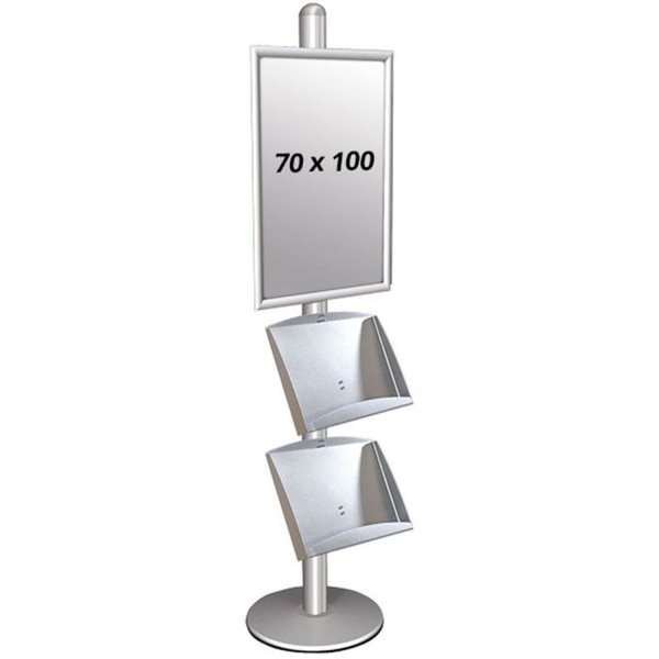 Multi Stander 3 - Enkeltsidet Med 2 stålhylder 25mm  1x70x100cm #1