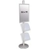 Multi Stander 3 - Enkeltsidet Med 2 Akrylhylder 25mm  1x50x70cm #1