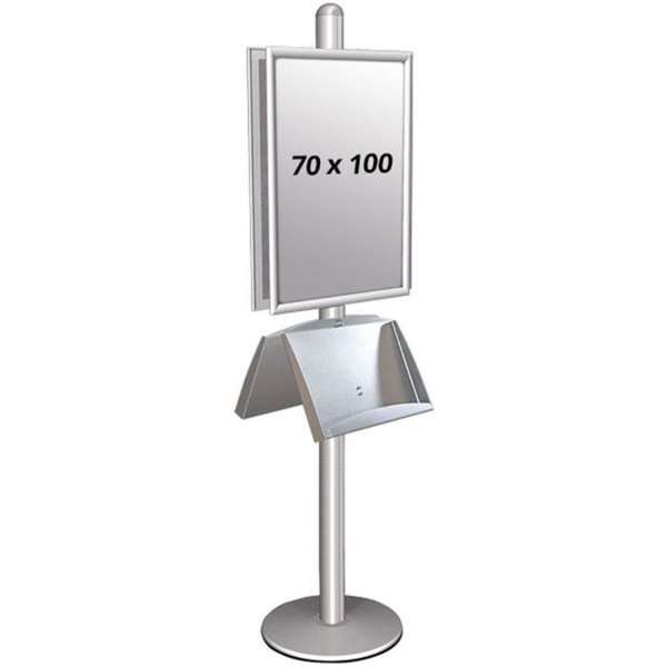 Multi Stander 2 - Dobbeltsidet med Akrylhylde 25mm 2x70x100cm #1