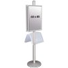Multi Stander 2 - Dobbeltsidet med stålhylde 25mm 2x60x85cm #1