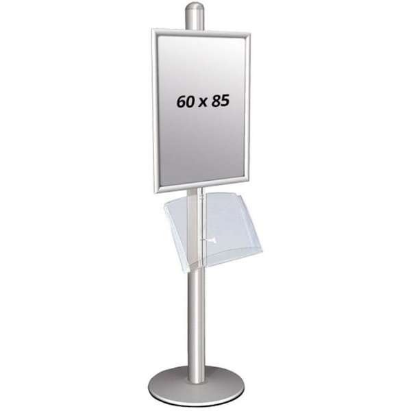 Multi Stander 1 - Enkeltsidet med akrylhylde 25mm 1x60x85cm #1