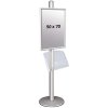 Multi Stander 1 - Enkeltsidet med akrylhylde 25 mm 1x50x70cm #1