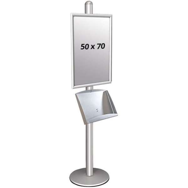 Multi Stander 1 - Enkeltsidet med stålhylde 25mm 1 x 50x70 Alu #1