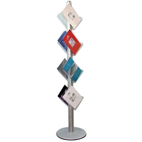 Multistander brochureholder, enkeltsidet - 8xA4 - 21x29.7 cm #1