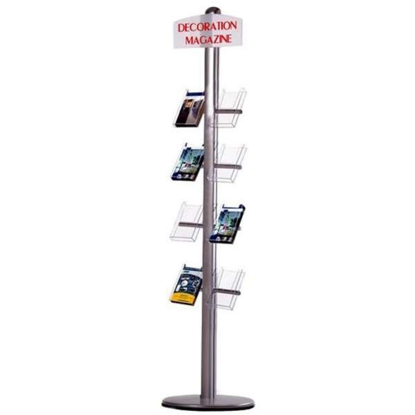 Multistander brochureholder, enkeltsidet - Flyer - 8xM65 - 9.9x21 cm #1