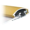 Snap profil i aluminium 25mm. Guld 3m. mat #1
