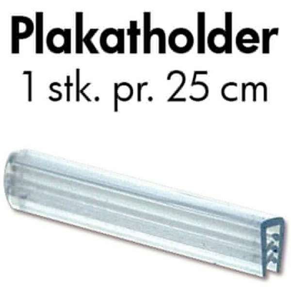 Plast klemprofil 4cm. til Poster Hanger, klar #2