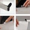 Plast klemprofil 4cm. til Poster Hanger, klar #3