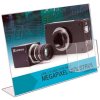L - Menukortholder A4 med holder til visitkort - horisontal #1