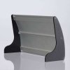 Navneskilt til bord i aluminium profil, sølv/sort - 7,4x30cm #7