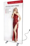 LED-TEX Lightbox stand dobbeltsidet, 100x250cm #1