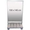 Heavy Outdoor Betonstander Gadeskilt - 100x140 cm #1