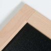 Sort kridttavle med 38 mm træramme til væg - 30x40cm #6
