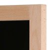 Sort kridttavle med 38 mm træramme til væg - 30x40cm #3