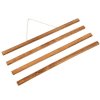 Wood Poster Hanger i mørk bøg. plakatliste i træ, magnetisk - 50cm sæt #1