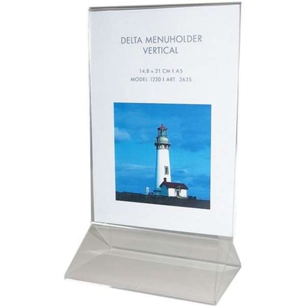 Delta Menukortholder vertikal - A5 - 14.8x21 cm #1