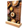Wood Block Menuholder, A5 #1