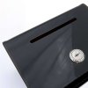 Tip-boks med  akrylholder til info - sort - A6 #3