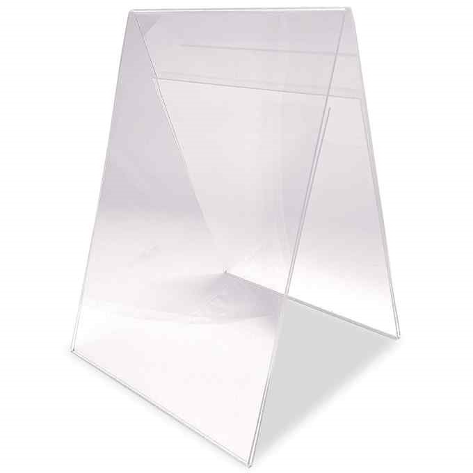A-Menuholder, vertikalt A4 akryldisplay, dobbeltsidet #2