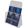 Bord & Vægdispenser, akrylbrochureholder, 2 x M65 / A6, side-by-side #1
