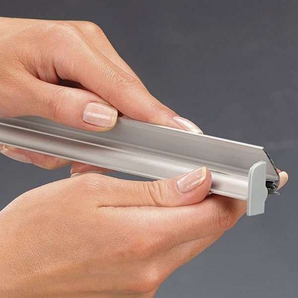 Poster Clamp Set, plakatophæng med 25mm aluminium plakatlister - 100cm (B0) #2