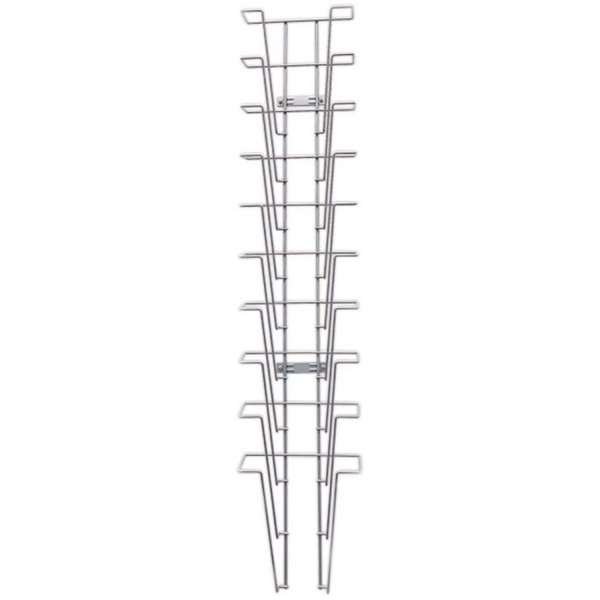 Brochureholder i tråd til væg - 10xA4 - 21x29.7 cm #2