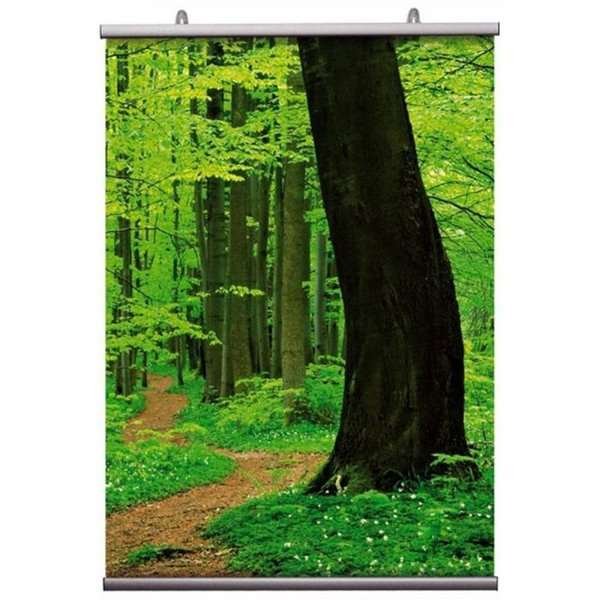 Poster-Hanger Profile Double, plakatophæng med 20mm aluminium plakatlister - 60cm (A1) #2