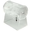 Tombola-tromle i akryl, med lås #1