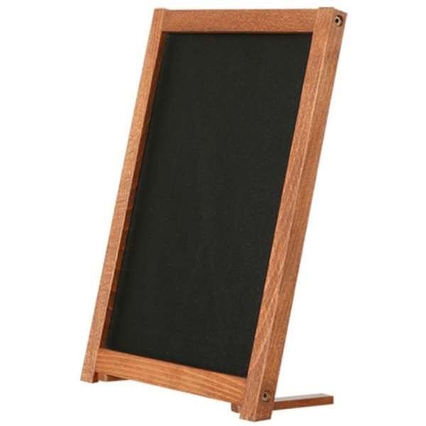 Wooden bordtavle med fødder mørkt træ - A5 - 12,7x17,8 cm #6