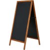 Wooden gadeskilt med ståltavler, 59 x 119 cm #2