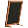 Wooden bordtavle med fødder mørkt træ - A5 - 12,7x17,8 cm #4