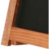 Wooden bordtavle med fødder mørkt træ - A5 - 12,7x17,8 cm #3