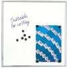 Magnetisk whiteboard med 9mm aluminium profil, hvid - 12xA4 #1