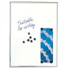 Magnetisk whiteboard med 9mm aluminium profil, hvid - 4xA4 #1