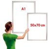 Opti Klikramme med 25mm aluminium profil, sølv - A1 #2