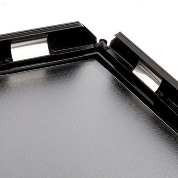 Opti Klikramme med 25mm aluminium profil, sort - A4 #2