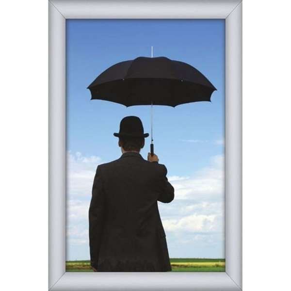 Watersafe Klikramme med 35mm aluminium profil, sølv - 50x70 cm #3