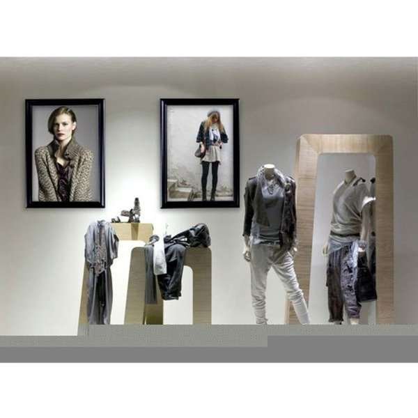 Klikramme med 40mm Antique aluminium profil, sort - 100x140 cm #5