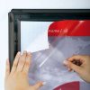 Klikramme med 40mm Antique aluminium profil, sort - A5 #3