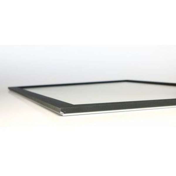 CROWN Klikramme med 33mm aluminium fladprofil, sort - A0 #7