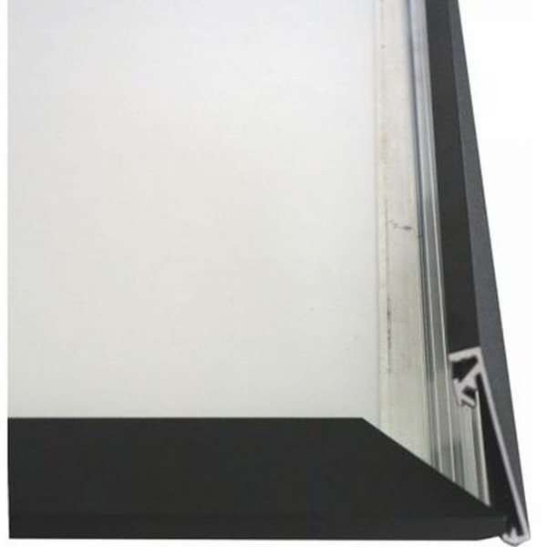 CROWN Klikramme med 33mm aluminium fladprofil, sort - A0 #6
