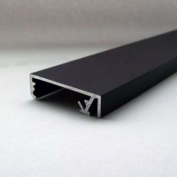 CROWN Klikramme med 33mm aluminium fladprofil, sort - A0 #9