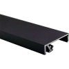 CROWN Klikramme med 33mm aluminium fladprofil, sort - A0 #2