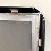 Klikramme med 20mm aluminium fladprofil, sort - 70 x 100 cm #5