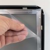 Klikramme med 20mm aluminium fladprofil, sort - 70 x 100 cm #4