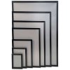 Klikramme med 20mm aluminium fladprofil, sort - A5 #7