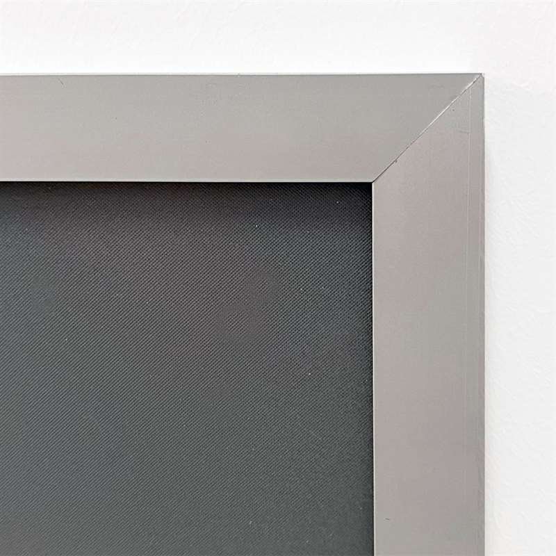 Klikramme med 20mm aluminium fladprofil, sølv - 50 x 70 cm #2
